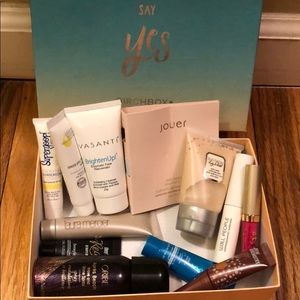 Birchbox samples.